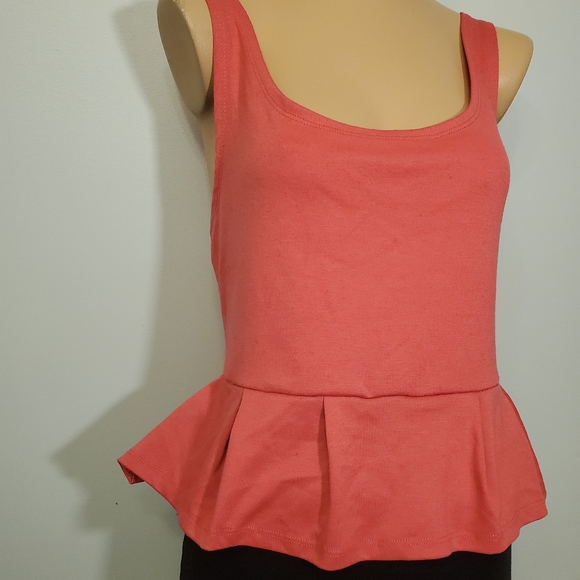 Cute 2 Tone Peplum Dress Large - Picture 3 of 7